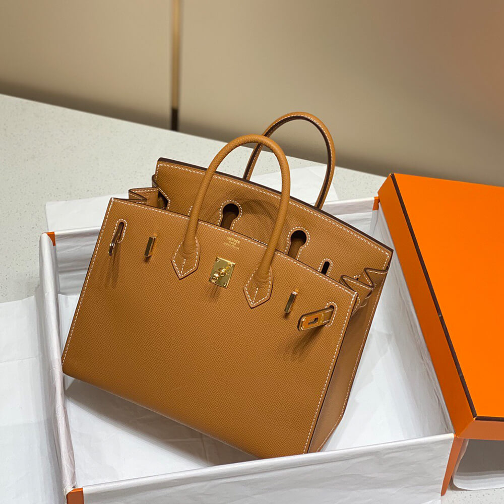 Hermes Birkin 25 Sellier – Gold with Gold Hardware (Epsom Leather)