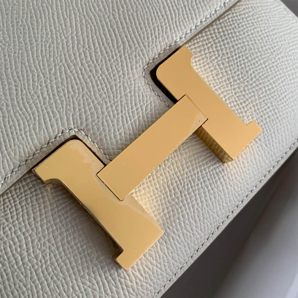 Hermes Constance 18 – Cream Epsom Leather, Gold Hardware