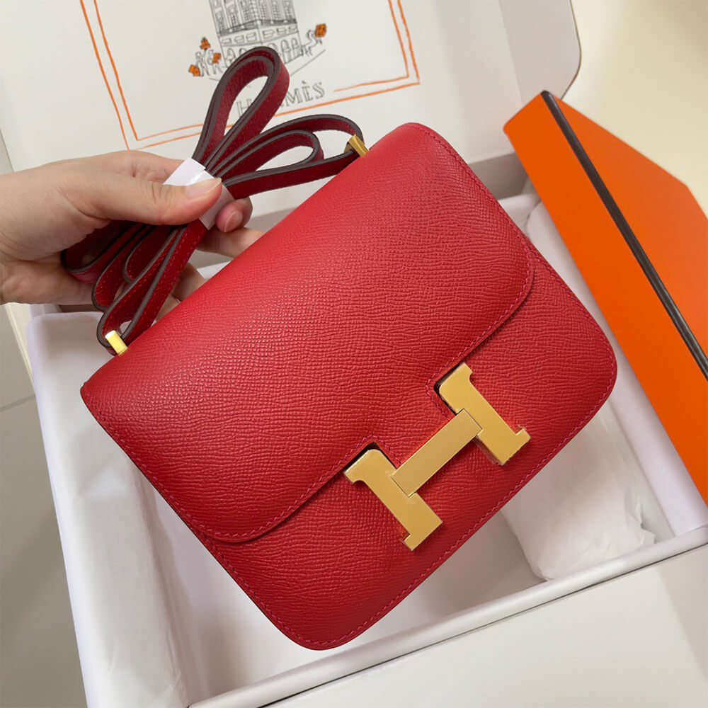 Hermes Constance 18 – Epsom Leather, Red, Gold Hardware