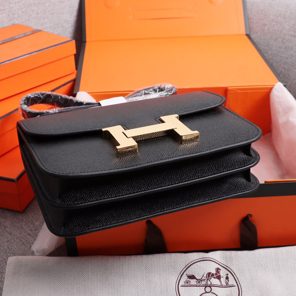 Hermes Constance 24 – Epsom Black (24cm)