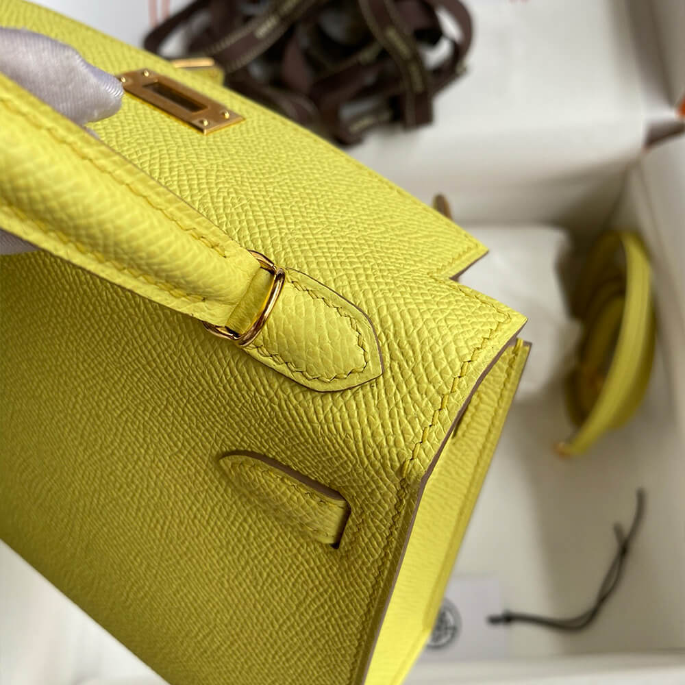 Hermes Mini Kelly II (HIGH-END GRADE) – Yellow