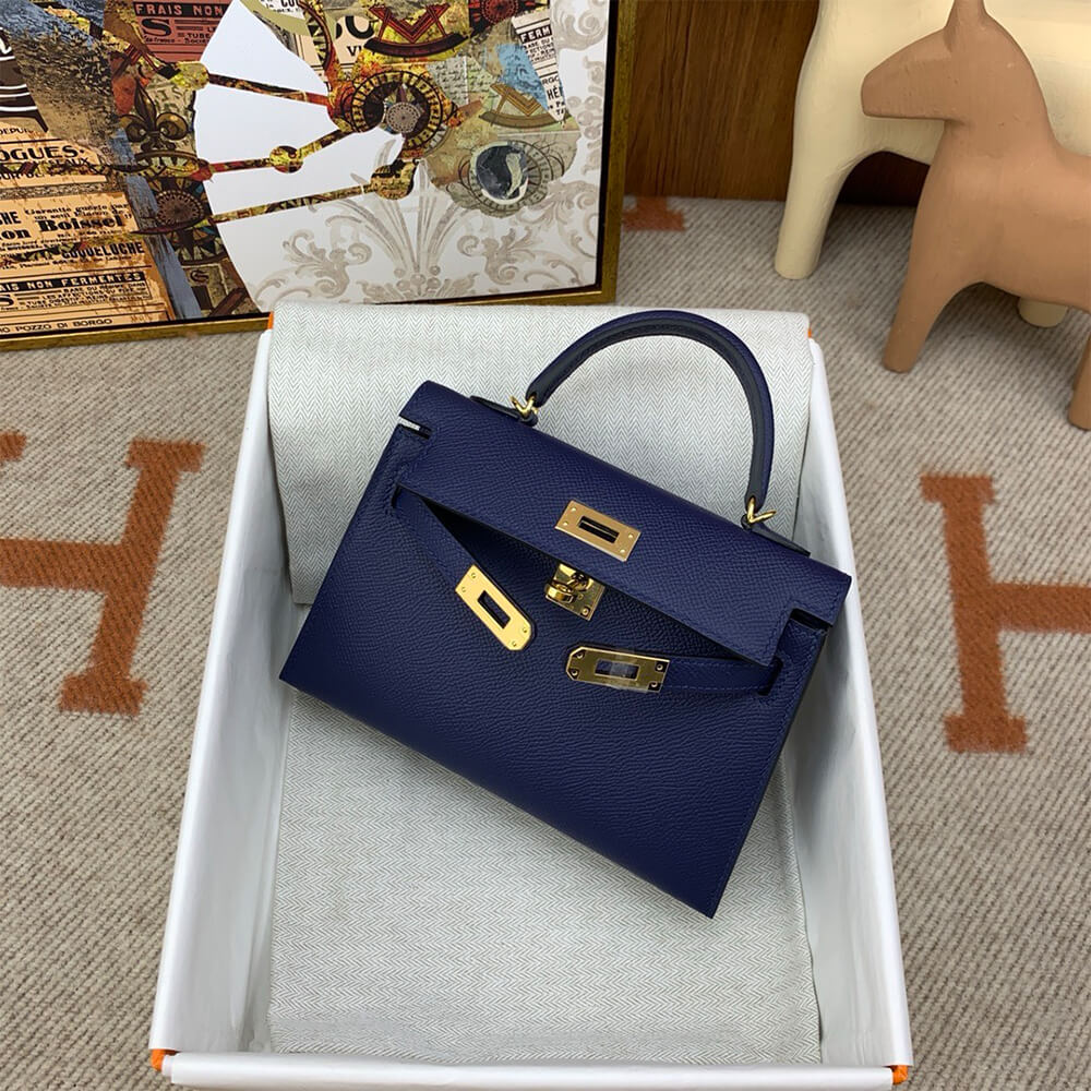 Hermes Mini Kelly II (HIGH-END GRADE) – Etoupe