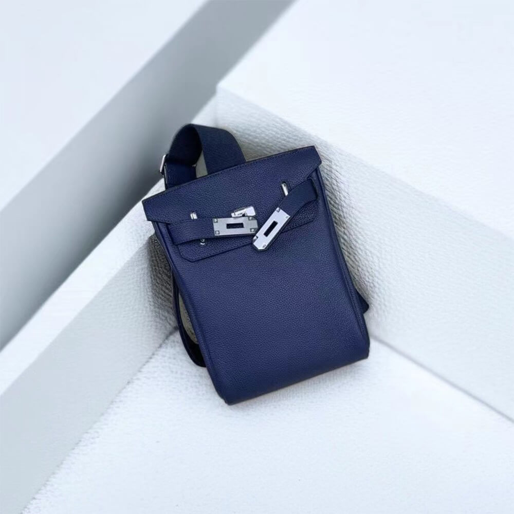 Dark Blue Togo Leather HAC A Dos PM – Grade 1:1 Mirror