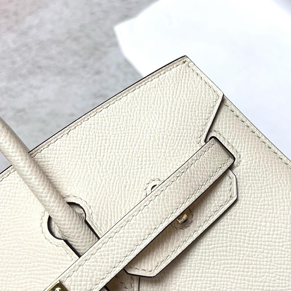 Hermes Birkin 25 Sellier – Cream with Gold Hardware (Epsom Leather)