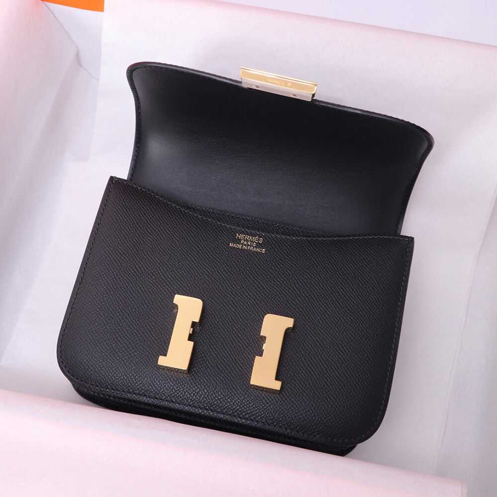 Hermes Constance 18 – Black Epsom Leather, Gold Hardware