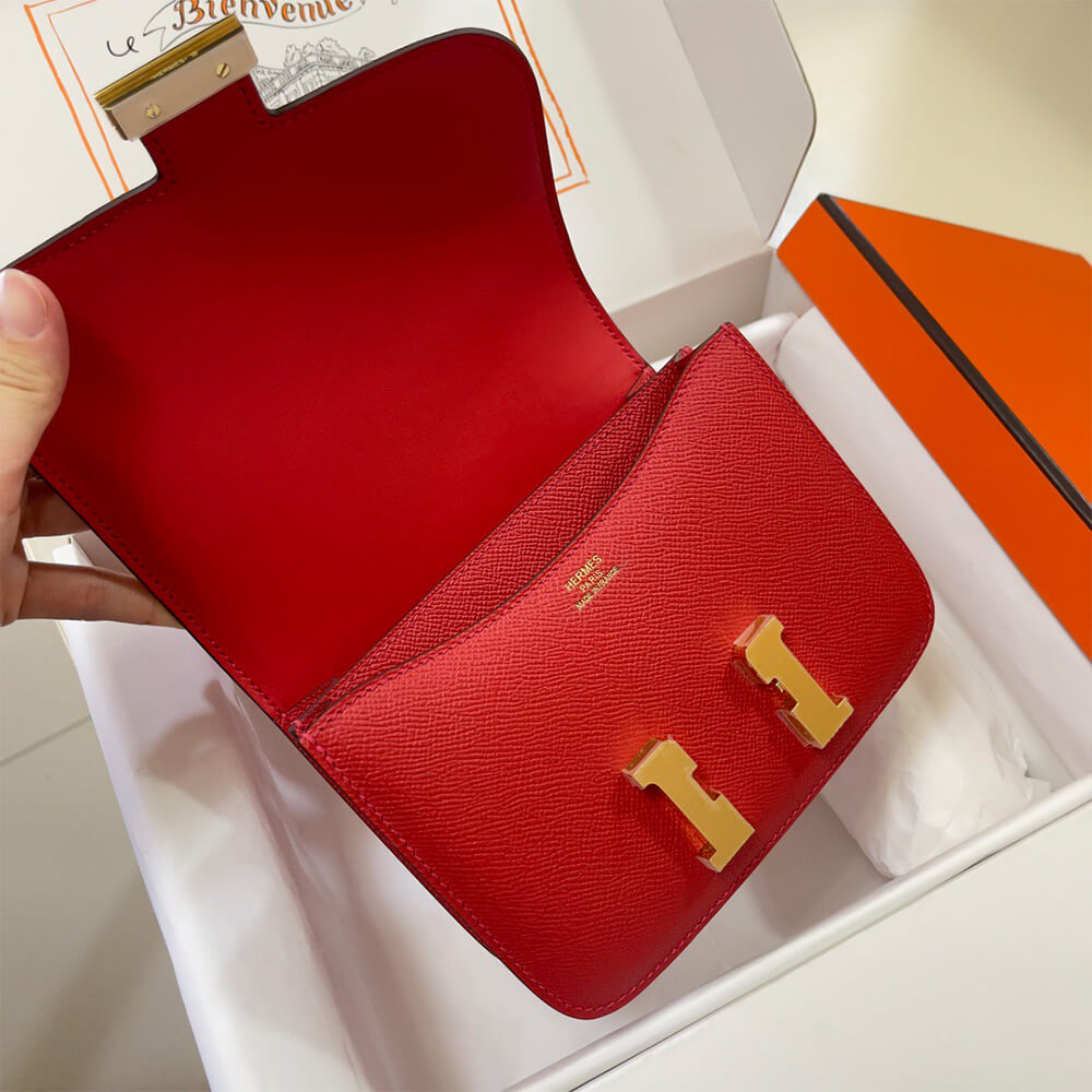 Hermes Constance 18 – Epsom Leather, Red, Gold Hardware