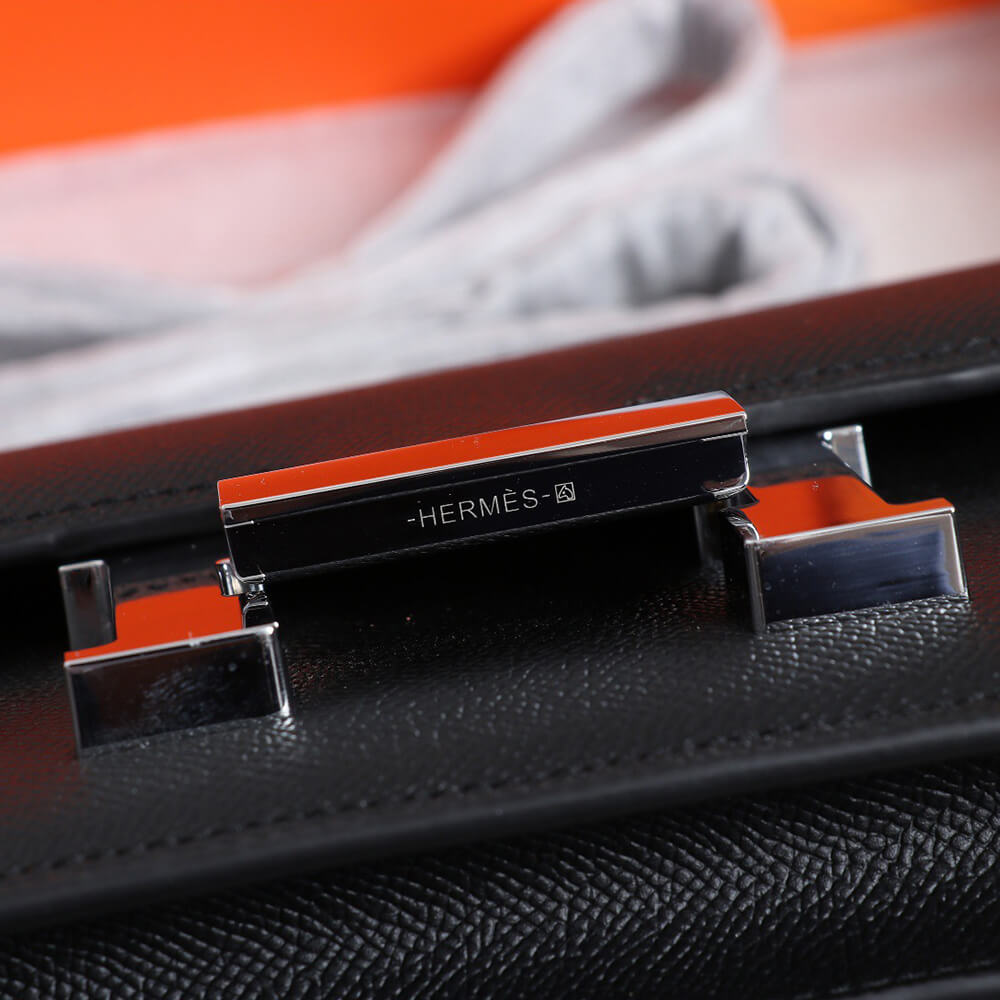 Hermes Constance 18 – Black Epsom Leather (Silver Hardware)