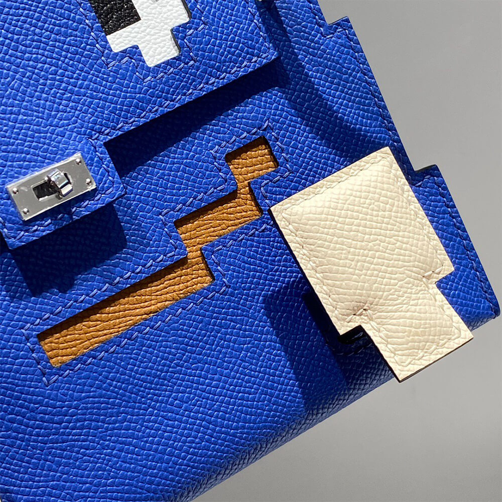 Hermes Kelly Doll Picto – Blue (High-End Grade)