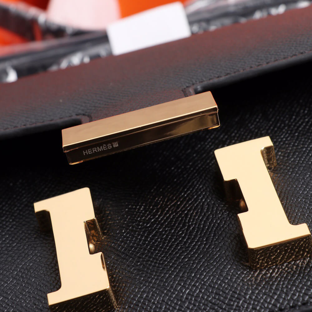 Hermes Constance 24 – Epsom Black (24cm)