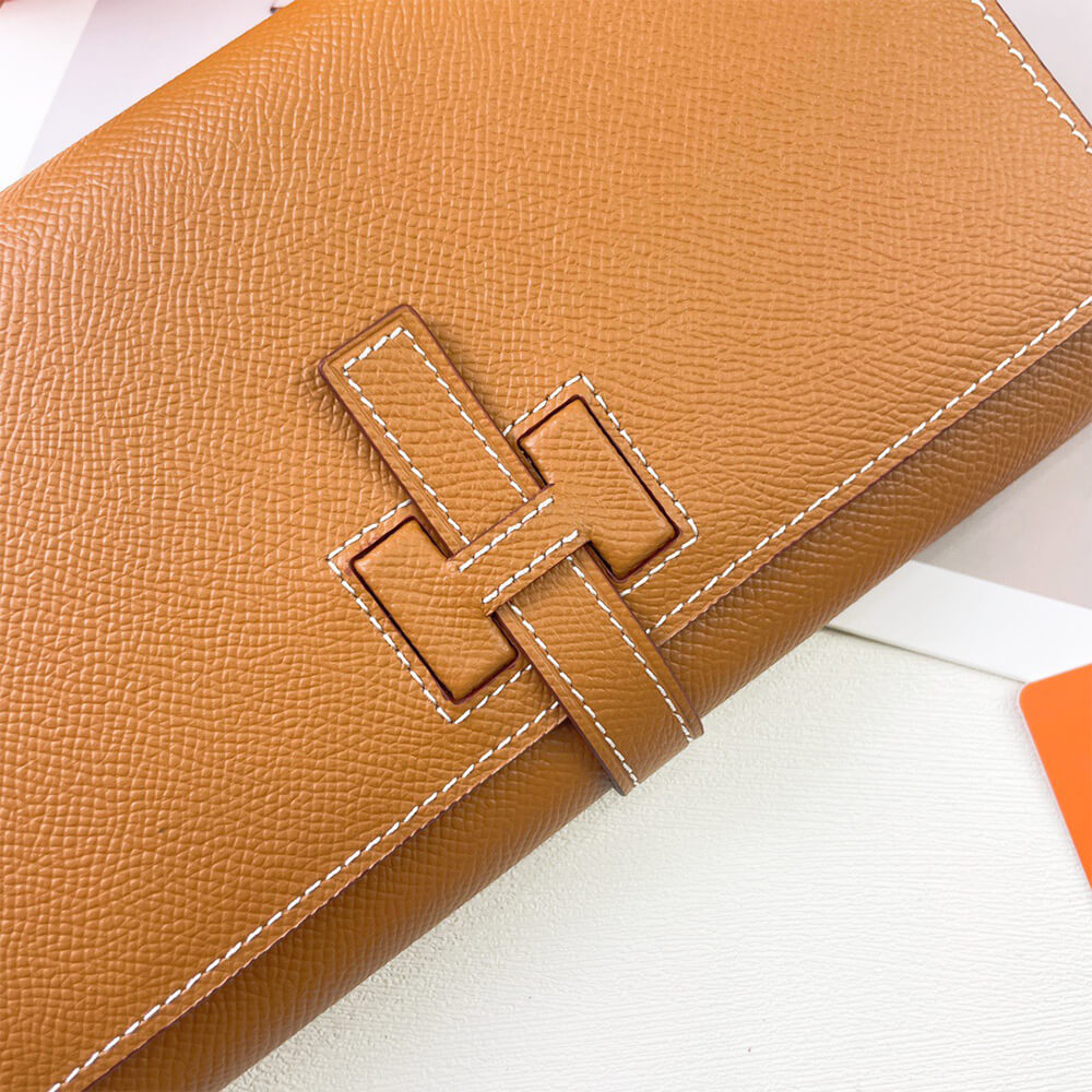 Hermes New H Passant Toutenmain Wallet – Brown