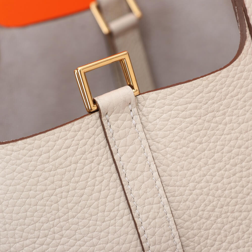 Hermes Picotin Lock 22 Bag – White (1:1 Mirror)