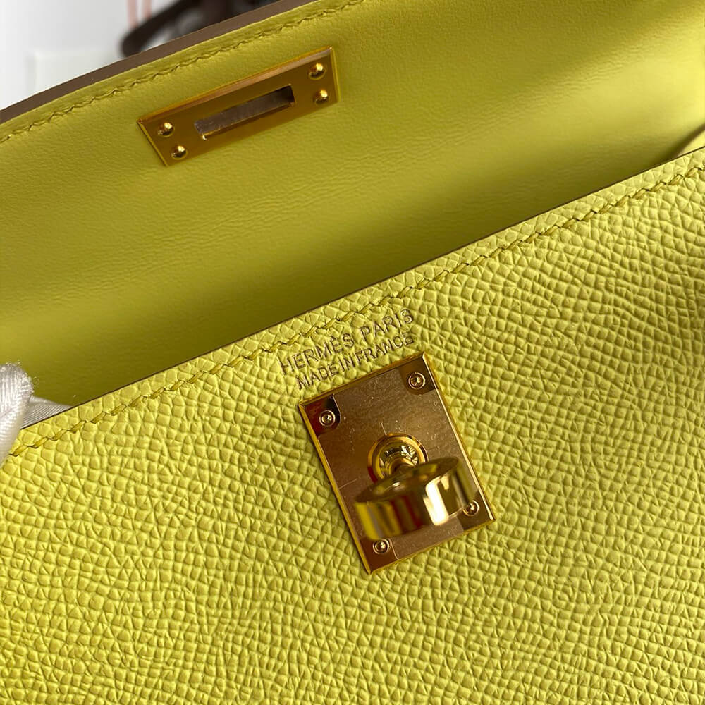 Hermes Mini Kelly II (HIGH-END GRADE) – Yellow