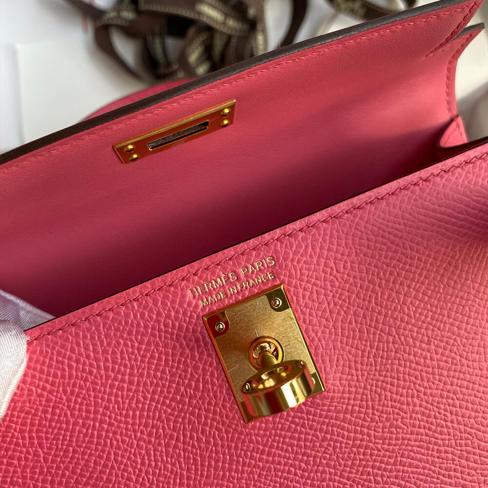 Hermes Mini Kelly II (HIGH-END GRADE) – Pink