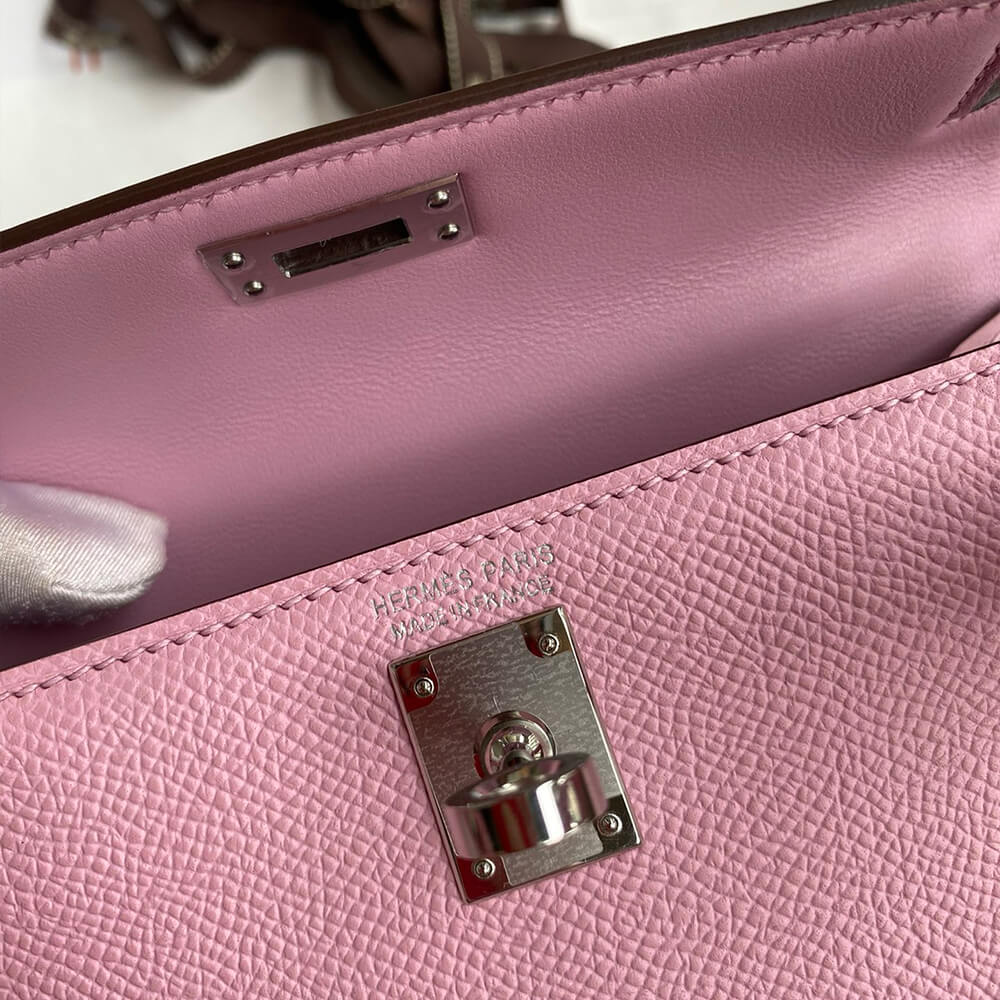 Hermes Mini Kelly II (HIGH-END GRADE) – Dark Pink