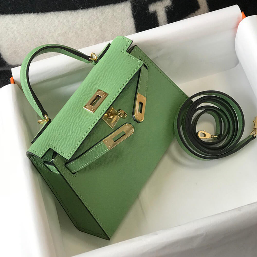 Hermes Mini Kelly II (HIGH-END GRADE) – Oliva Green