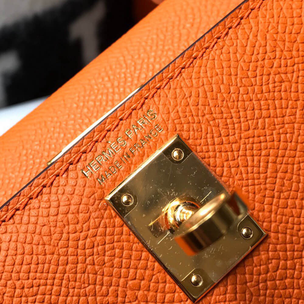 Hermes Mini Kelly II (HIGH-END GRADE) – Orange