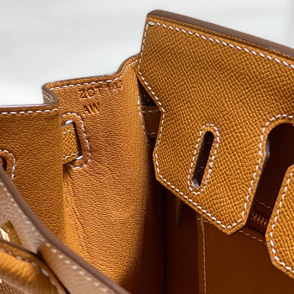 Hermes Birkin 25 Sellier – Gold with Gold Hardware (Epsom Leather)