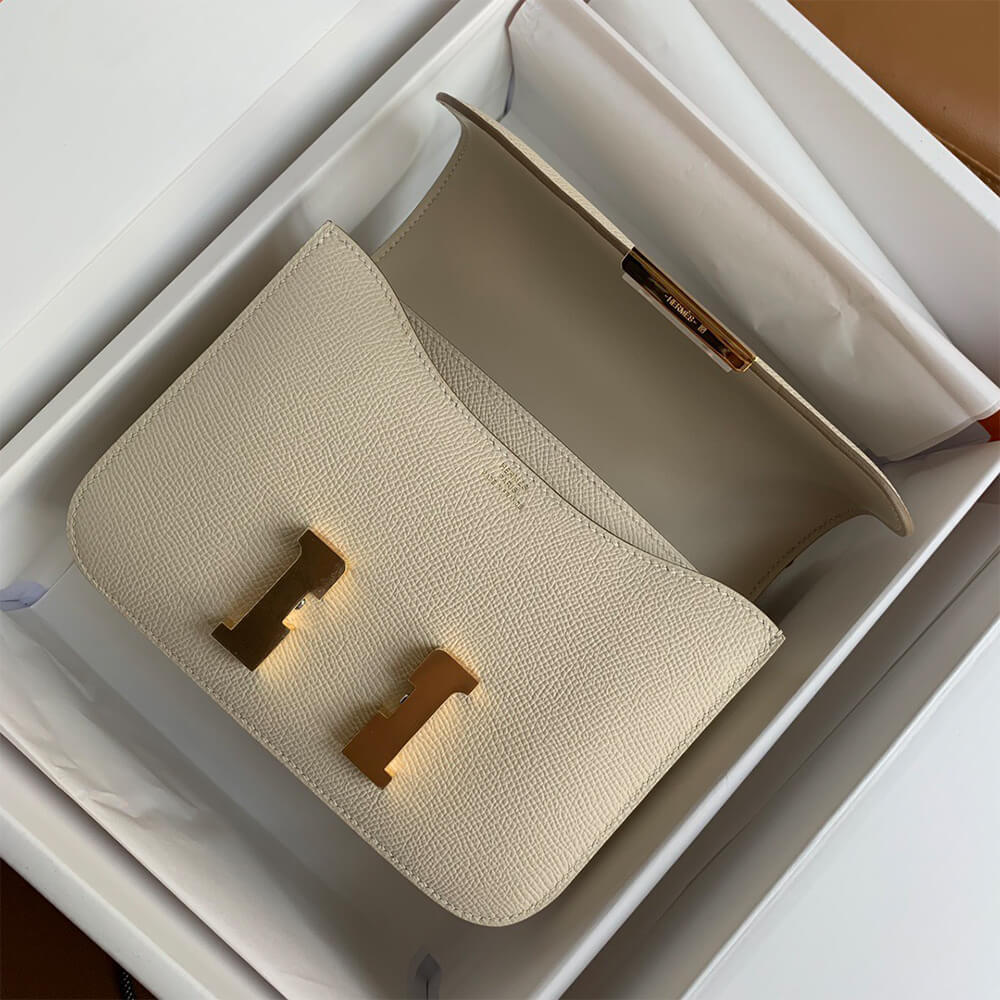 Hermes Constance 18 – Cream Epsom Leather, Gold Hardware