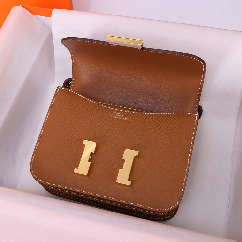 Hermes Constance 18 – Gold Epsom with Gold Hardware