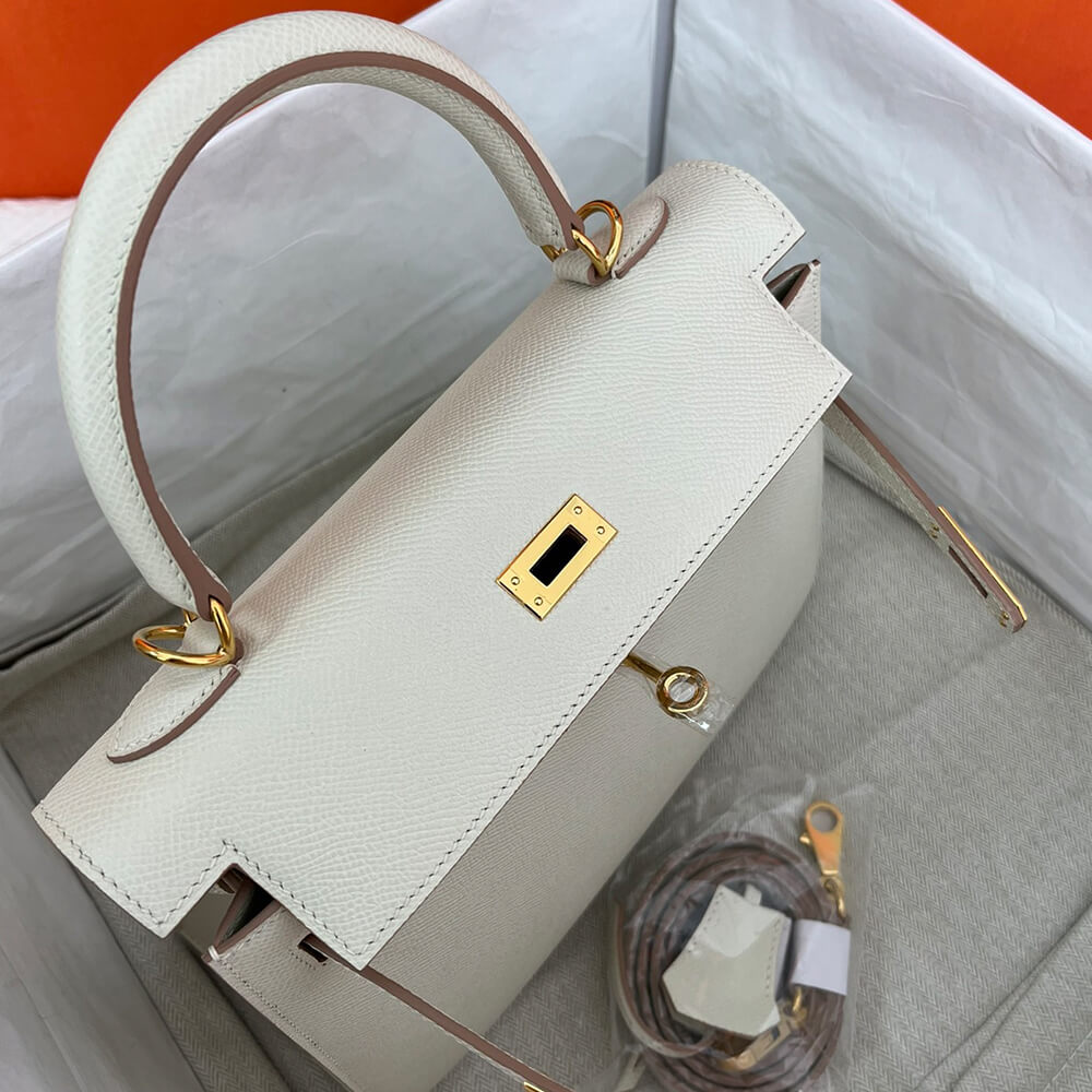 Hermes Kelly 25 (HIGH-END GRADE) – White