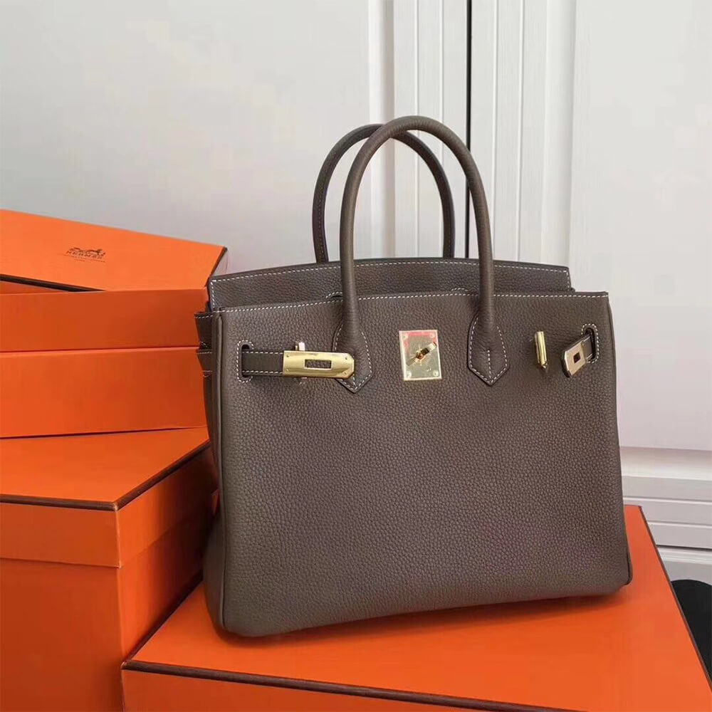 Hermès Birkin Bag 30 – Khaki – Premium 1:1 Mirror Quality