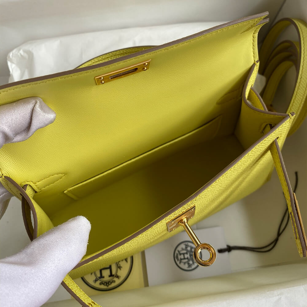 Hermes Mini Kelly II (HIGH-END GRADE) – Yellow