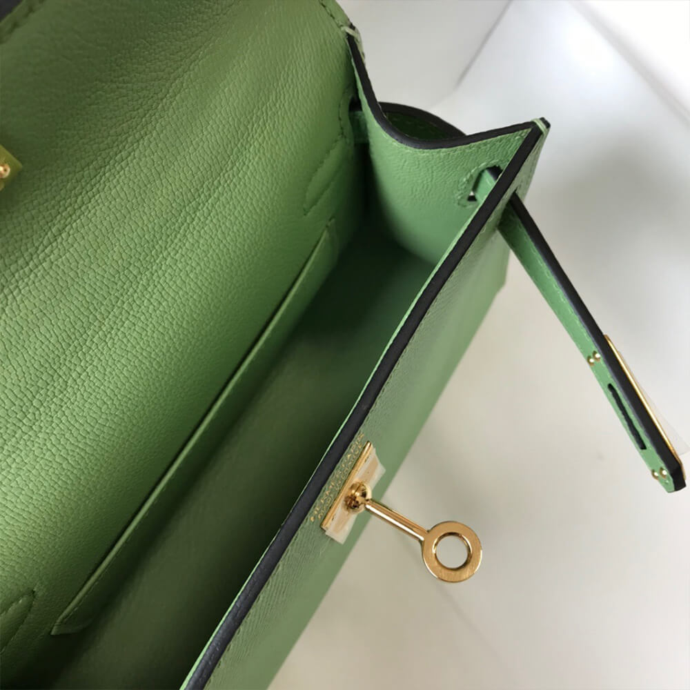 Hermes Mini Kelly II (HIGH-END GRADE) – Oliva Green