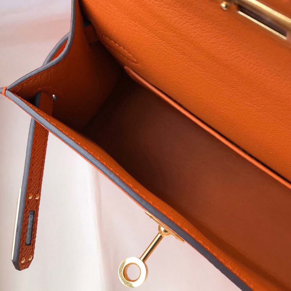 Hermes Mini Kelly II (HIGH-END GRADE) – Orange