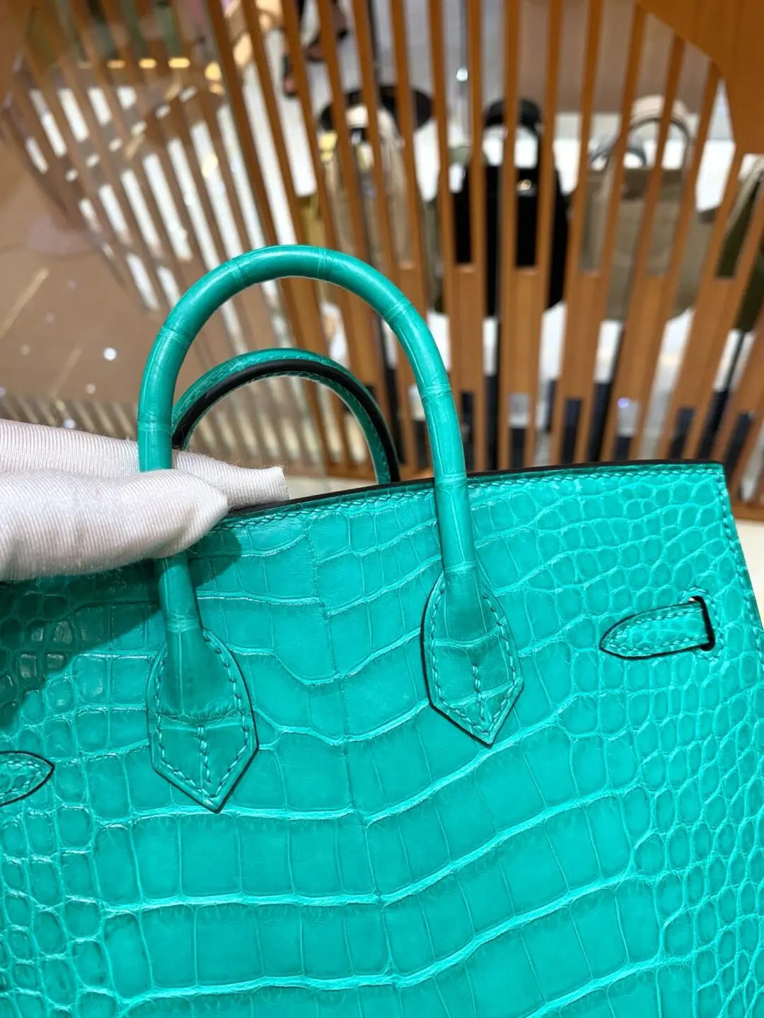 BK20 size-Handmade from American crocodile skin