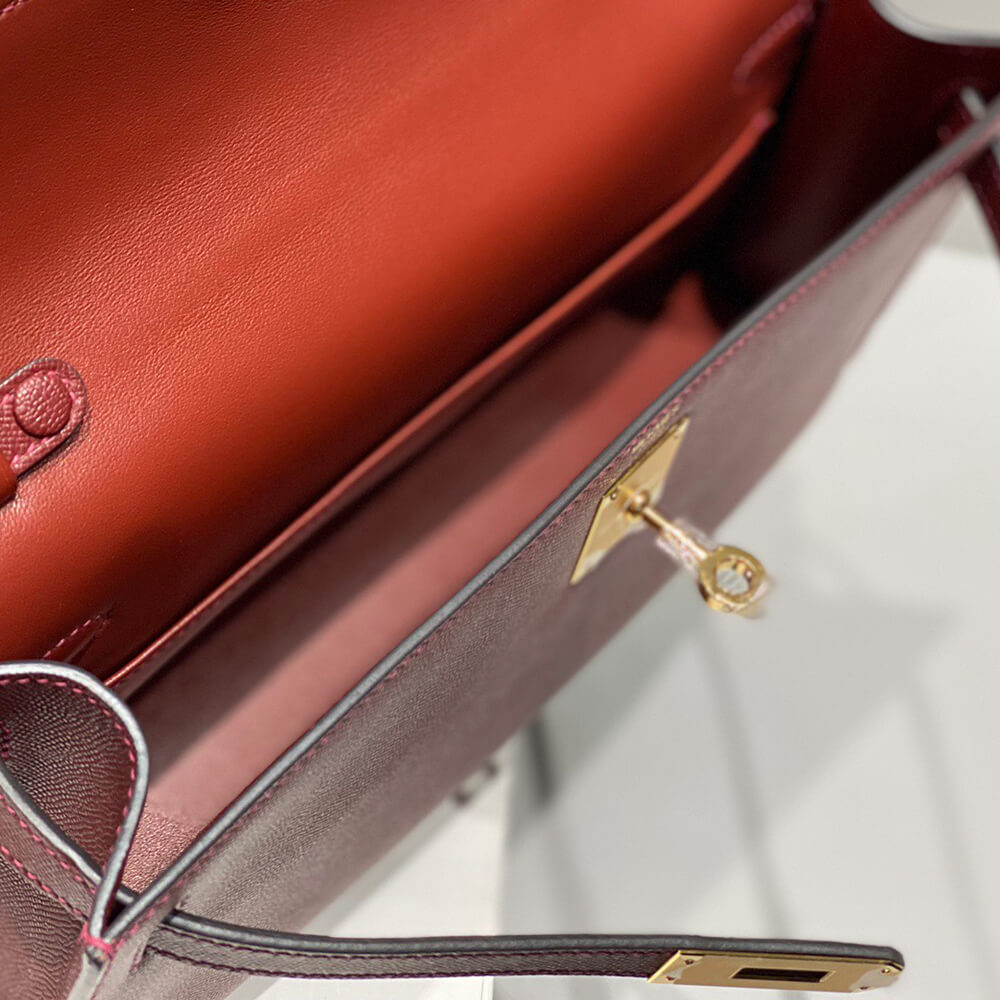 Hermes Kelly Elan – Rouge (High-End Craftsmanship)