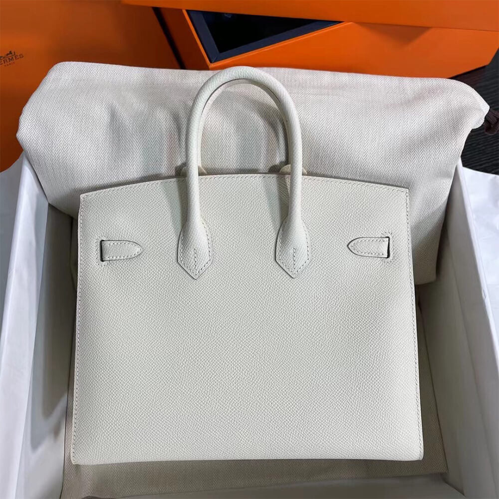 Hermes Birkin 30 Sellier – Cream with Silver Hardware (Epsom Leather)