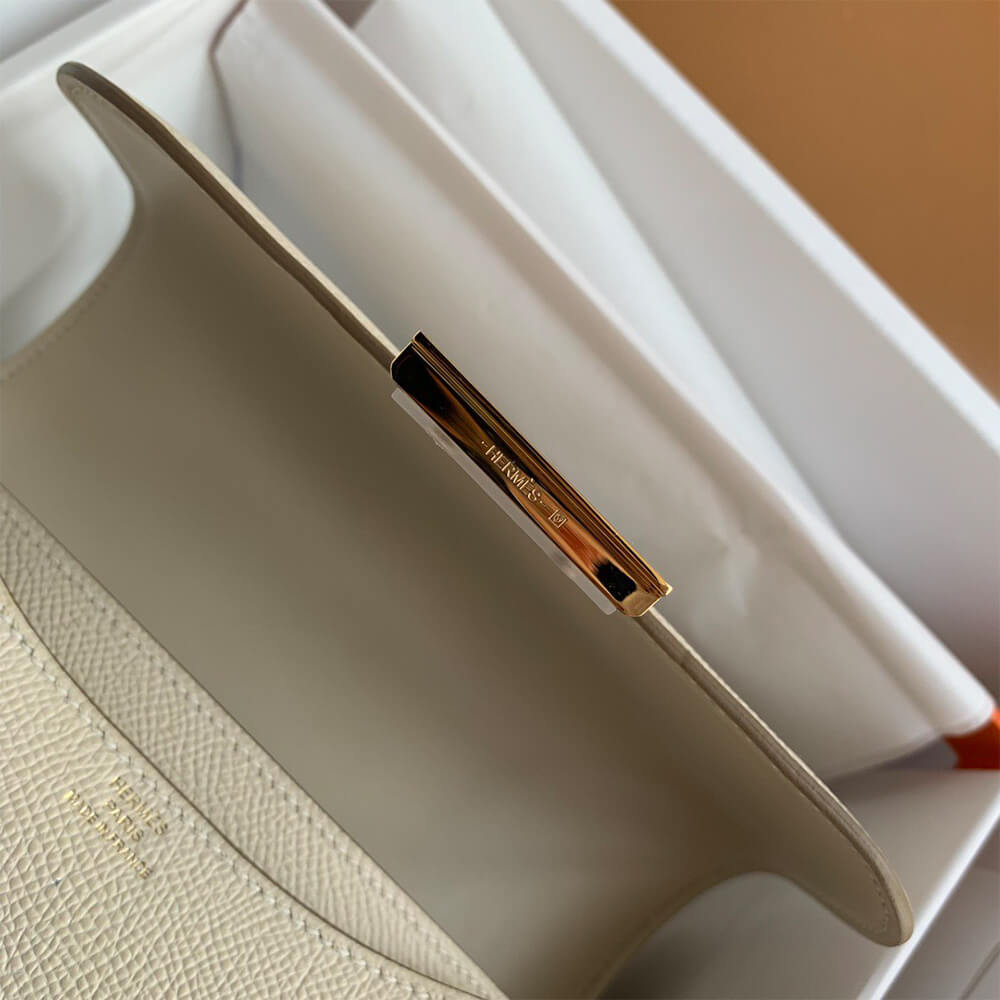 Hermes Constance 18 – Cream Epsom Leather, Gold Hardware