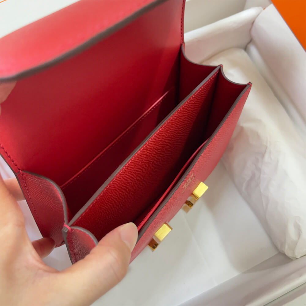 Hermes Constance 18 – Epsom Leather, Red, Gold Hardware