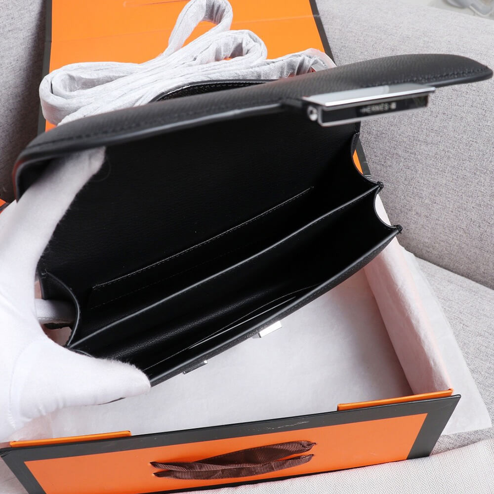 Hermes Constance 18 – Black Epsom Leather (Silver Hardware)