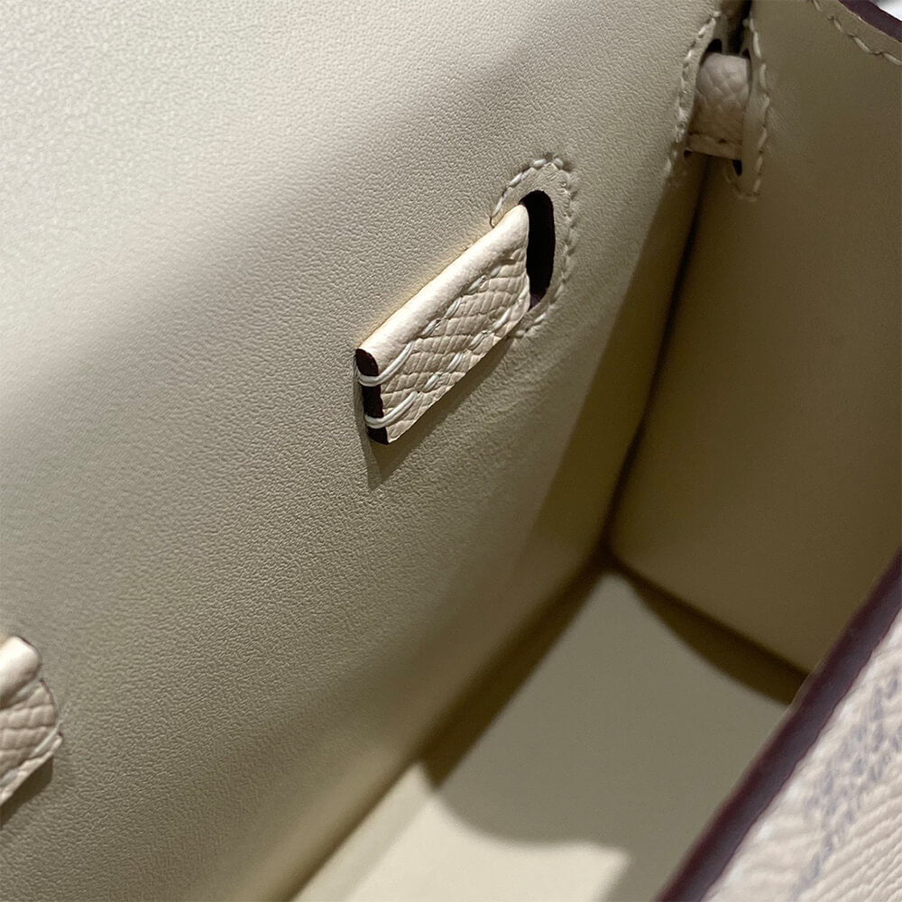 Hermes Kelly Doll Picto – Cream White (High-End Grade)