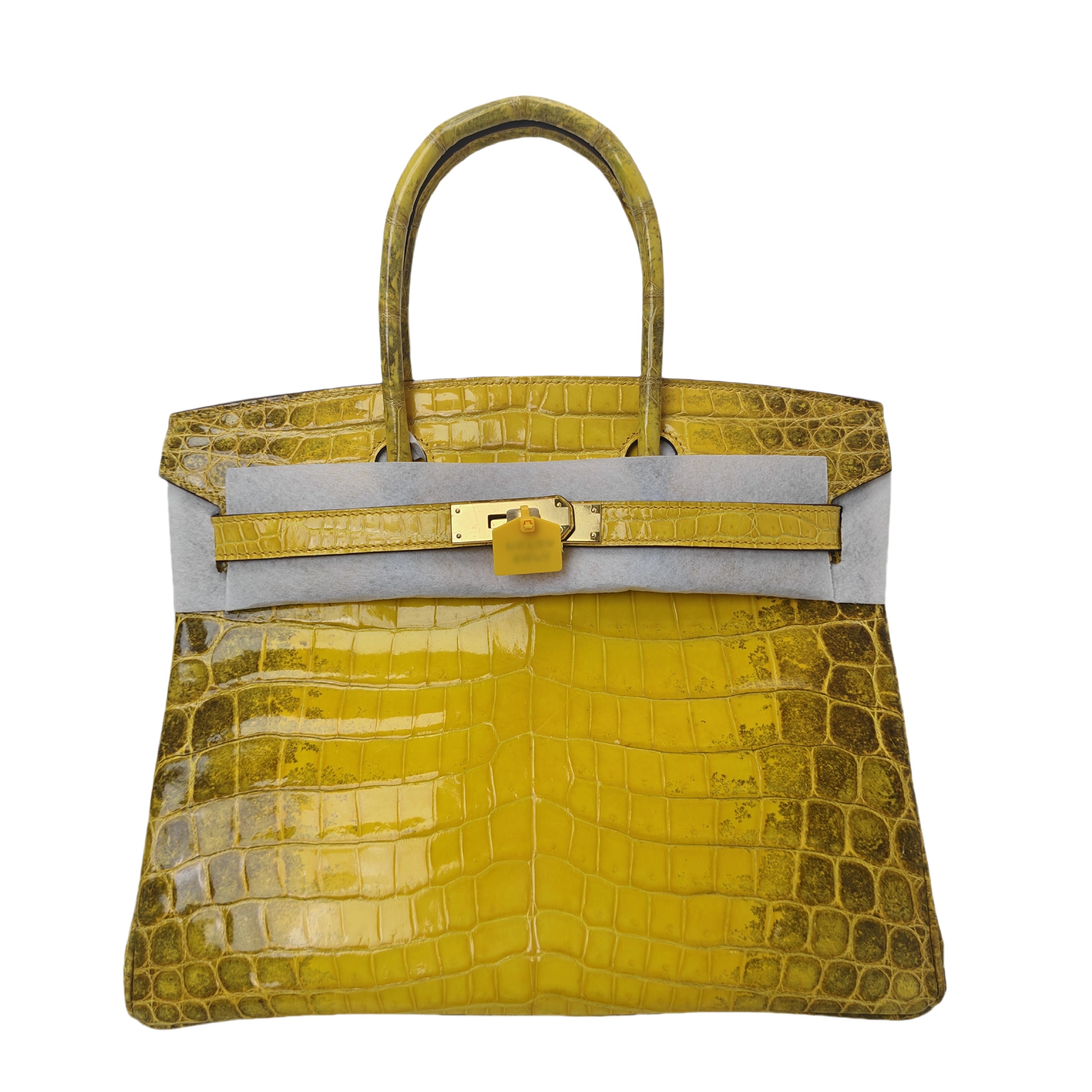 Himalayan-crocodile skin-BK -30 size-100％% handmade