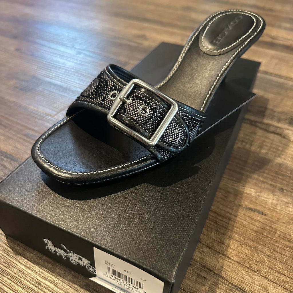 Coach Margot Sandal in Crystal Signature Jacquard