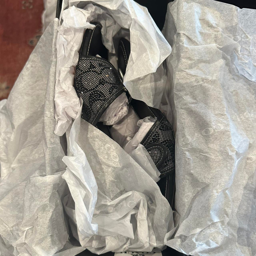 Coach Margot Sandal in Crystal Signature Jacquard