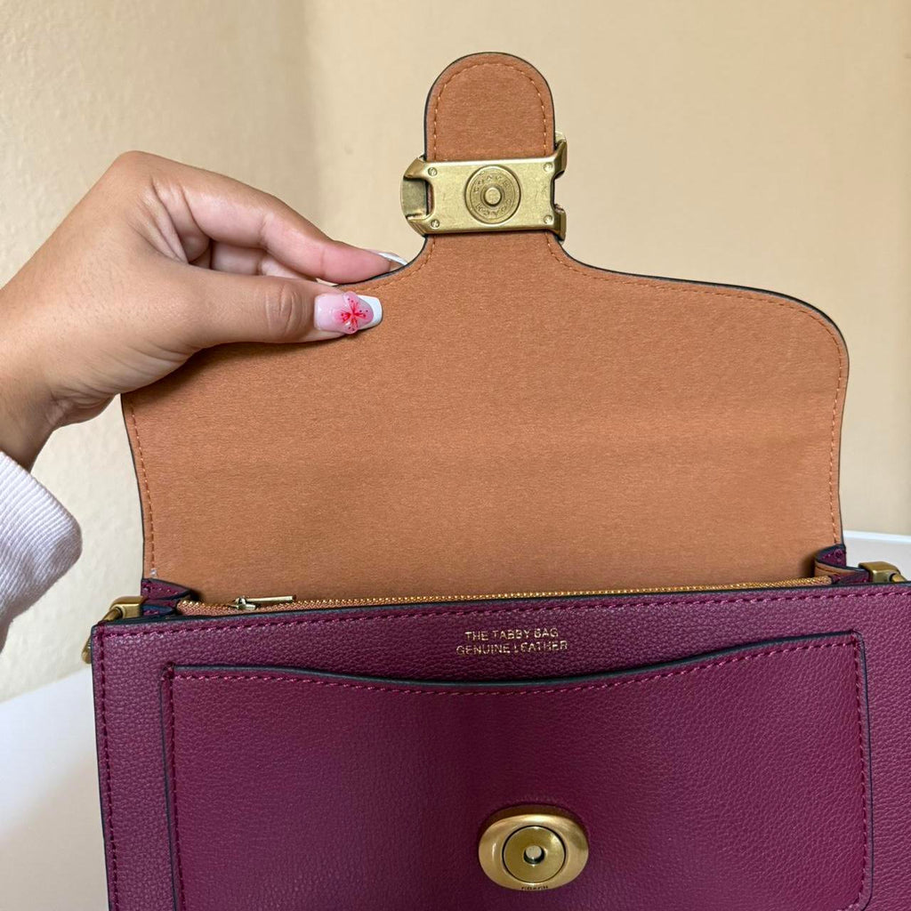 Tabby shoulder bag with signature canvas