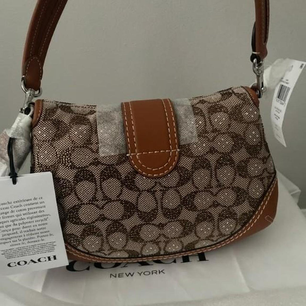 Coach Dillards exclusive full size crystal jacquard soho