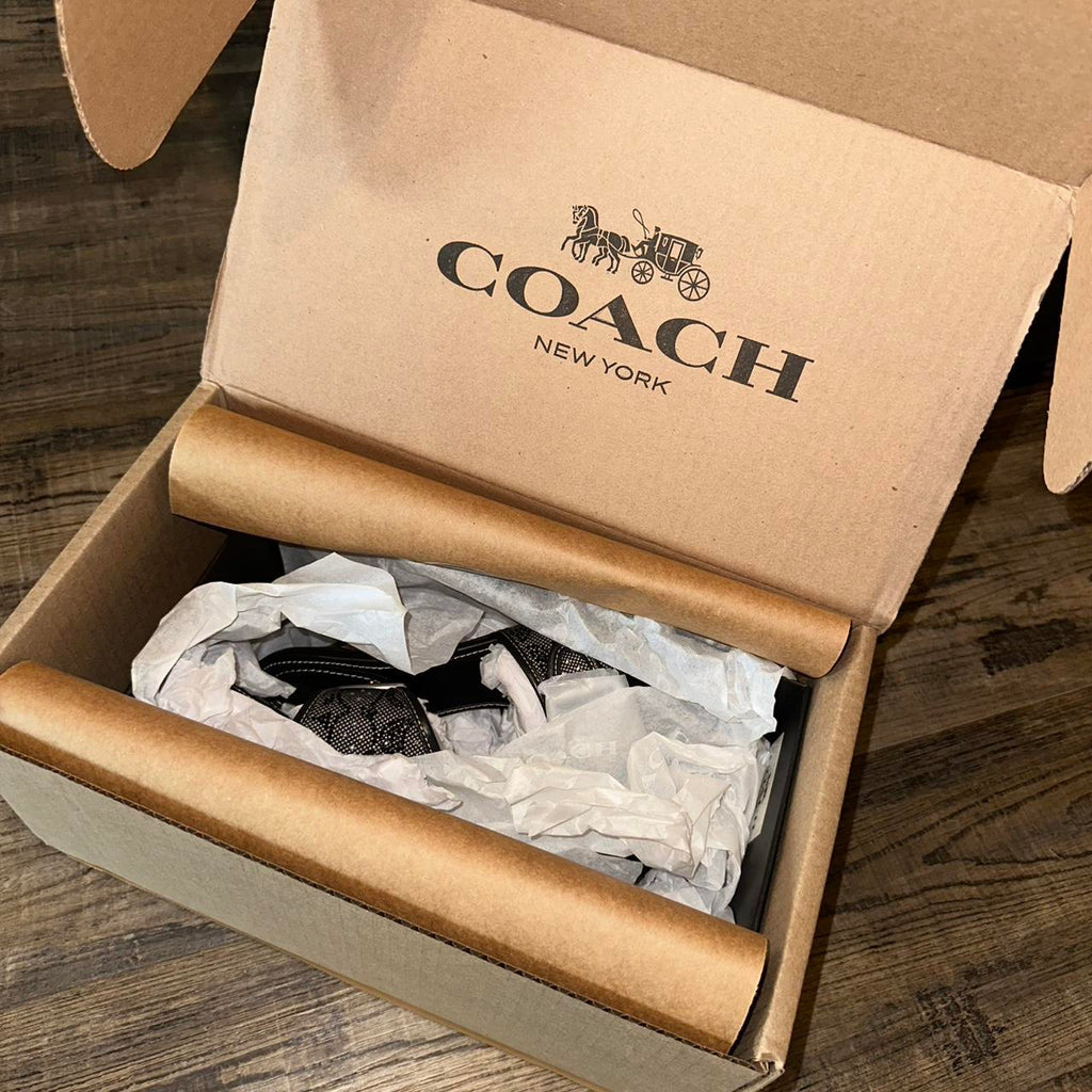 Coach Margot Sandal in Crystal Signature Jacquard