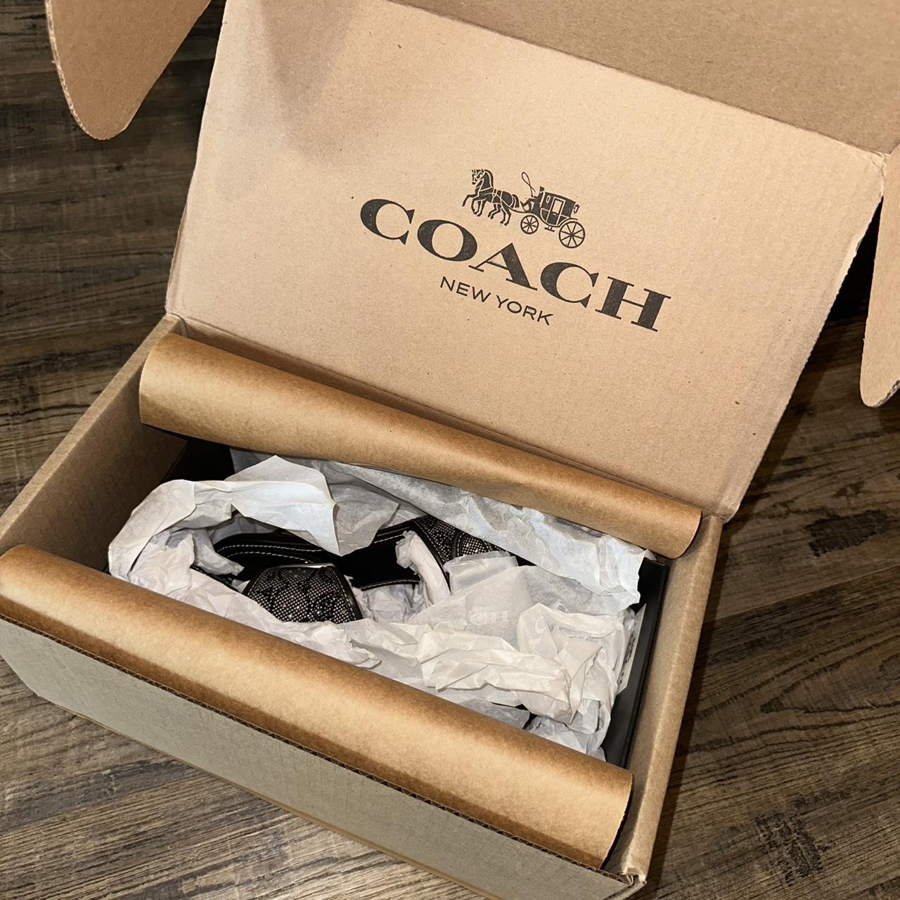 Coach Margot Sandal in Crystal Signature Jacquard