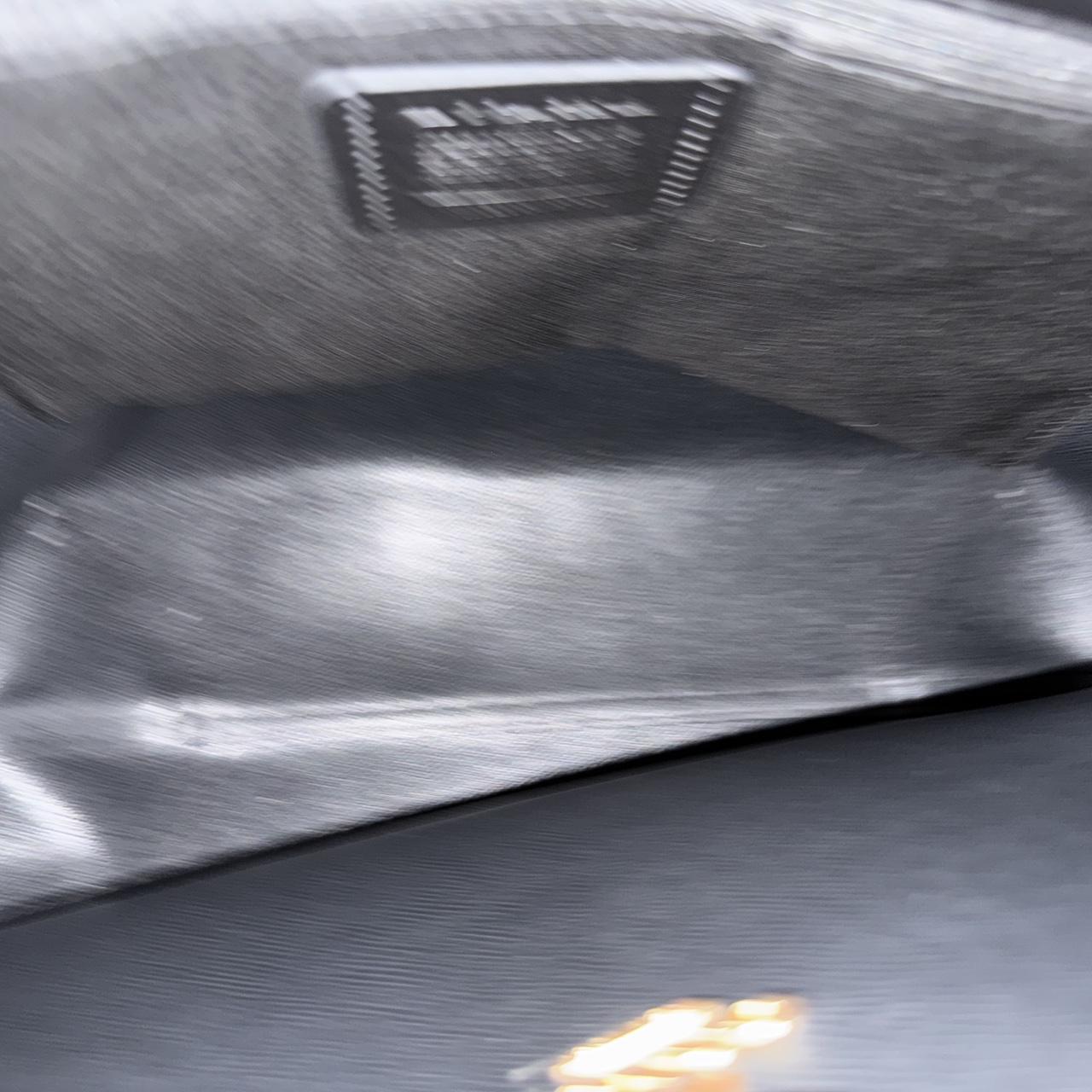 Brown and black Coach leather tote bag