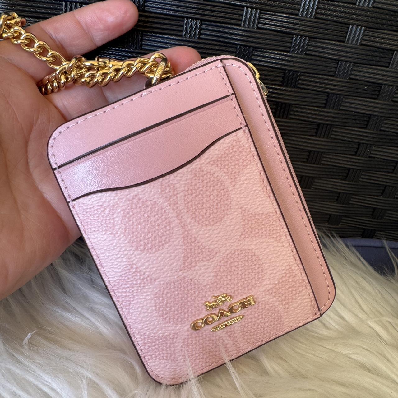 Coach Women's Pink Wallet-purses