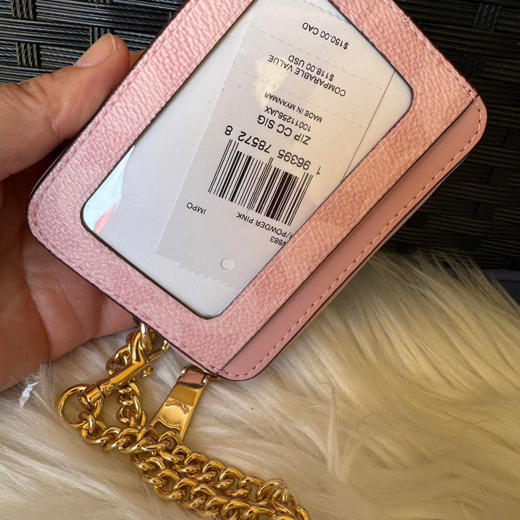 Coach Women's Pink Wallet-purses