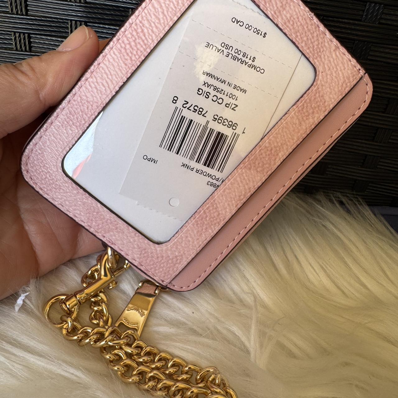 Coach Women's Pink Wallet-purses