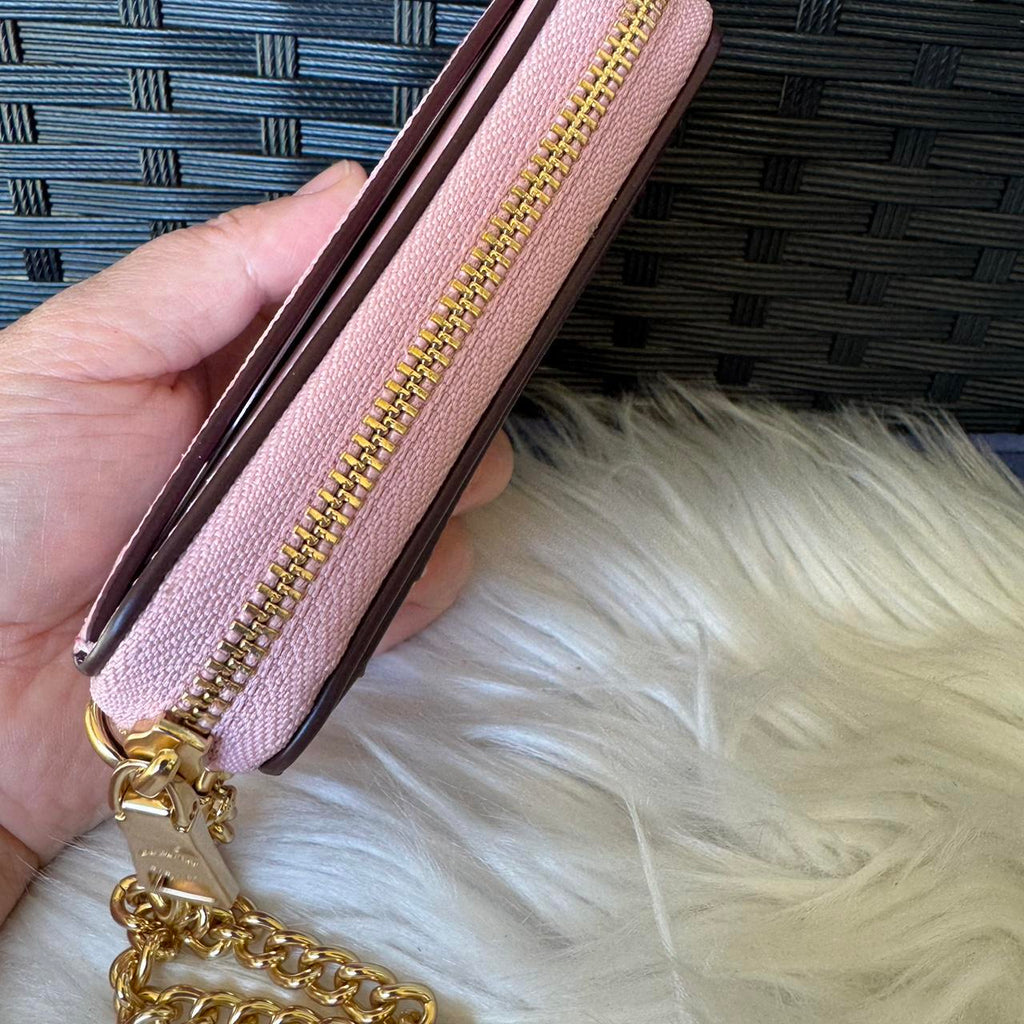 Coach Women's Pink Wallet-purses