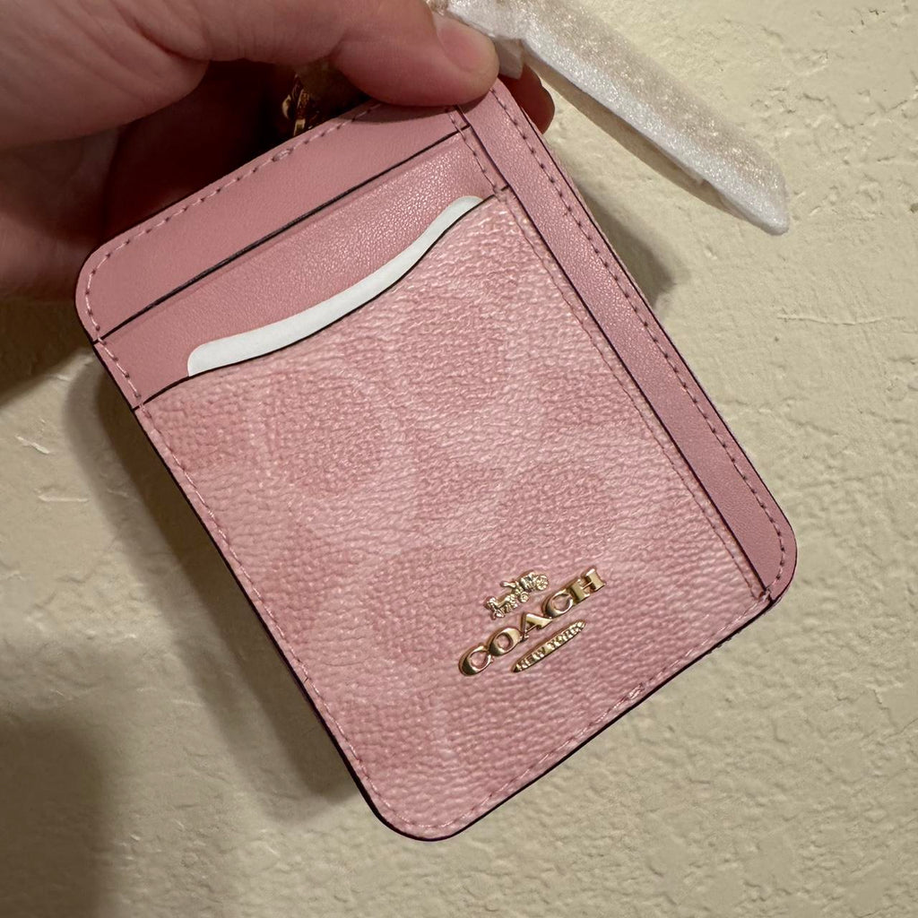 Coach Women's Pink Wallet-purses