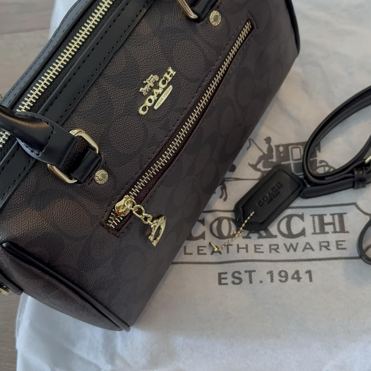 Coach Rowan Satchel Bag in Signature Canvas