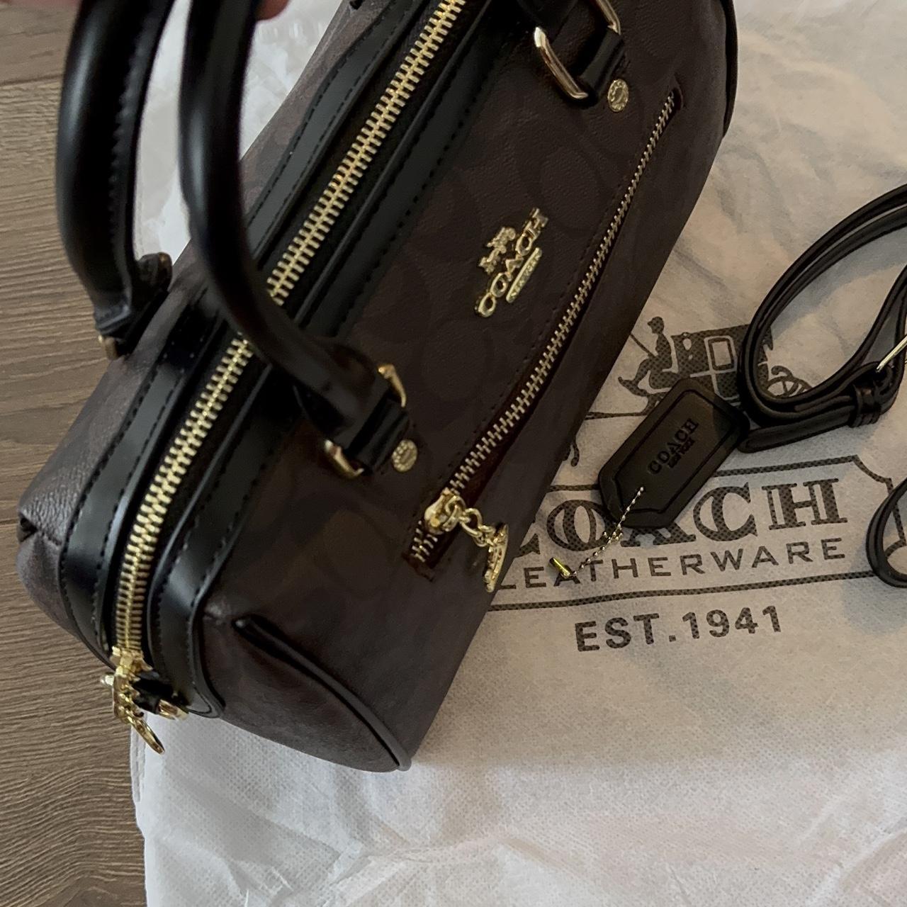 Coach Rowan Satchel Bag in Signature Canvas